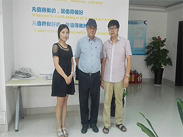 伊斯坦布爾蒸汽烘干機客戶到泰達業務洽談