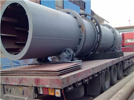 發(fā)往周口的粉煤灰烘干機(jī)裝車