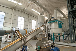 臨沂某安康固態(tài)發(fā)酵料歐式烘干現(xiàn)場(chǎng)