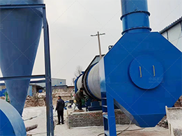 山東φ2.2米沙子烘干機運