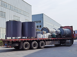 2套φ1.2m節(jié)能型球磨機發(fā)往云南出口口岸