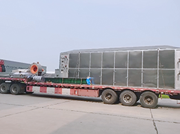 五層蒸汽網(wǎng)帶干燥機發(fā)往河北