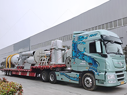 泰達酒糟發(fā)酵料烘干機發(fā)往廣東某生物公司